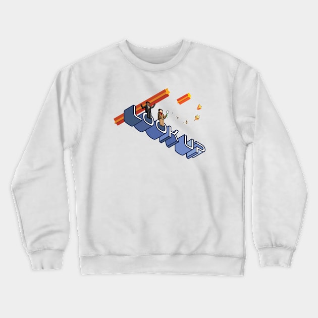 Look Up Crewneck Sweatshirt by photon_illustration